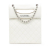 Chanel B Chanel White Lambskin Leather Leather Quilted Lambskin Delivery Cutout Handle Bag Italy