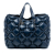 Chanel AB Chanel Blue Dark Blue Calf Leather Large Quilted Chesterfield Shopping Tote Italy