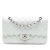 Chanel B Chanel White Off White Caviar Leather Leather Medium Classic Caviar Double Flap France