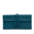 Hermès AB Hermès Blue Peacock Calf Leather Swift Jige Elan 29 France