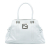 Fendi B Fendi White Calf Leather FF Tote Italy