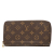 Louis Vuitton B Louis Vuitton Brown Monogram Canvas Fabric Monogram Zippy Long Wallet France