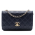 Chanel B Chanel Blue Navy Lambskin Leather Leather Lambskin Trendy CC Wallet On Chain Italy
