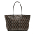 Goyard AB Goyard Black Coated Canvas Fabric Goyardine Artois PM France