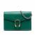 Gucci Dionysus Mini Leather Wallet on Chain Handbag Green