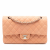 Chanel Classic Double Flap Medium Caviar Leather Matelassè Shoulder Bag Orange