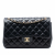 Chanel Classic Double Flap Jumbo Lambskin Leather Matelassè Handbag Black