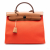 Hermès Herbag PM Canvas 1 pouch Top-Handle Handbag Orange