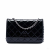 Chanel WOC Patent Leather Quilted Flap Crossbody Black