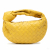 Bottega Veneta Jodie Mini Intrecciato Leather Hobo Handbag Yellow