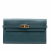 Hermès Kelly Epsom Leather Long Wallet Vert Cypress