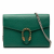Gucci Dionysus Mini Leather Wallet on Chain Handbag Green