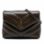 Saint Laurent Loulou Toy Leather Chevron Quilted Envelope Shoulder Bag Brown