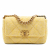 Chanel 19 Medium Tweed Matelassè Flap Handbag Yellow