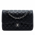 Chanel Classic Double Flap Jumbo Matelassè Caviar Leather Flap Handbag Black