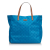 Gucci B Gucci Blue Nylon Fabric GG Tote Bag ITALY