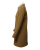 Maje Ragone Twill-Kleid mit verschönertem Kragen aus kamelfarbenem Polyester