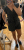 Madewell Short jumpsuit in black silk