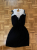 Bel Air Black and white silk dress, Barrie model