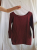 Wolford Bordeaux 3/4 sleeve top