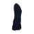 Valentino Night vintage mini-dress in stretch black knit with frilled hem