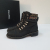 Chanel Nubuck Tweed Lace-Up Combat Boots
