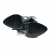 Givenchy black croco print zip front sandals
