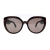 Christian Dior DDiorF Cat Eye Sunglasses Brown Acetate