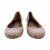 Le Silla  Le Silla ballerinas in copper leather with pink crystals