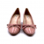 Prada pumps in dusty pink patent leather with bow toe detail