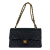 Chanel Classic Double Flap Chain Bag Black Leather Medium