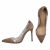 Gianvito Rossi shoes in beige suede and perspex