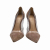 Gianvito Rossi shoes in beige suede and perspex