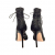 Gianvito Rossi sandals in leather weave with lace-up fronts