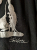 Christian Lacroix Shirt noir décor grands dessins métallisés XS-S