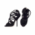 Giuseppe Zanotti ankle sandals in black suede with set-back heels