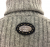 Fendi Selleria turtleneck pull in grey cashmere knit
