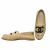 Chanel loafers in cream satin with raffia trim and black Cs