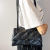 Balenciaga Hourglass Small Leather Chain Flap Bag Black