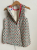 Petit Bateau Ärmelloses Kleid mit Blume aus gerippter Baumwolle