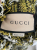 Gucci Robe noir blanche et jaunes 