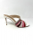 Valentino Rainbow Suede Sandals White/Pink/Taupe - IT 37