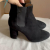 unisa Black heels boots