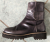 Maison Martin Margiela Unisex anthracite-taupe leather boots 36