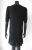 Sandro Black short-sleeve dress with lace detail