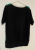 Sandro Seiden-T-Shirt mit weißem/grünem Schlangendruck, schwarze Baumwolle/Kaschmir