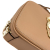 DKNY Leonti Crossbody Bag Leather Beige