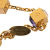 Louis Vuitton B Louis Vuitton Gold Gold Plated Metal Gamble Crystal Bracelet Italy