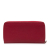 Louis Vuitton AB Louis Vuitton Red with Brown Beige Calf Leather Lockme Zippy Wallet Spain