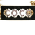 Chanel AB Chanel Gold Gold Plated Metal Rhinestone Coco Name Plate Chain-Link Belt Italy
